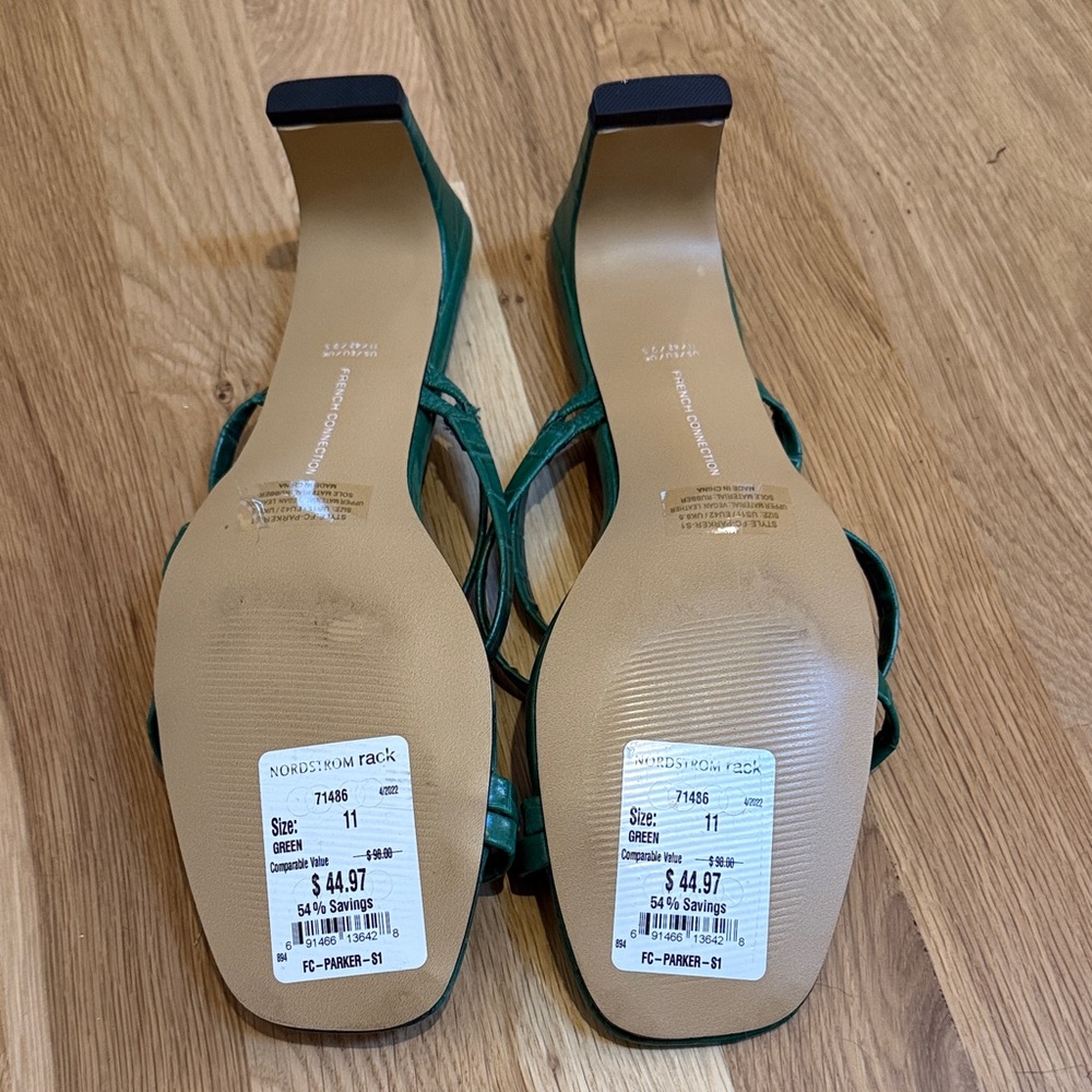 French Connection Emerald Strappy Heels - Picture 3 of 5